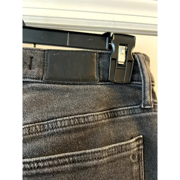 Madewell Cali Demi Boot Jeans Black Washed Size 28 - Image 4