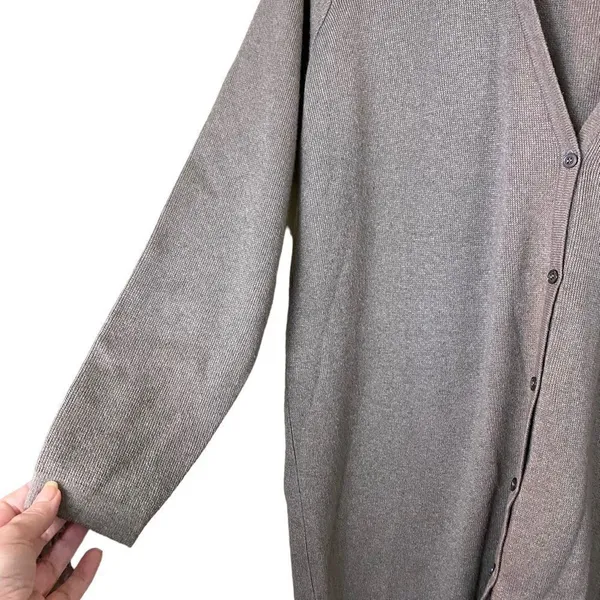 Linda Allard Ellen Tracy Cashmere Blend Cardigan Size Large - Image 2