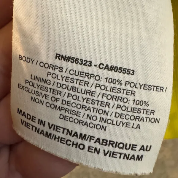 Nike “Windrunner” y2k rain‎ jacket – neon yellow, Small - Image 10