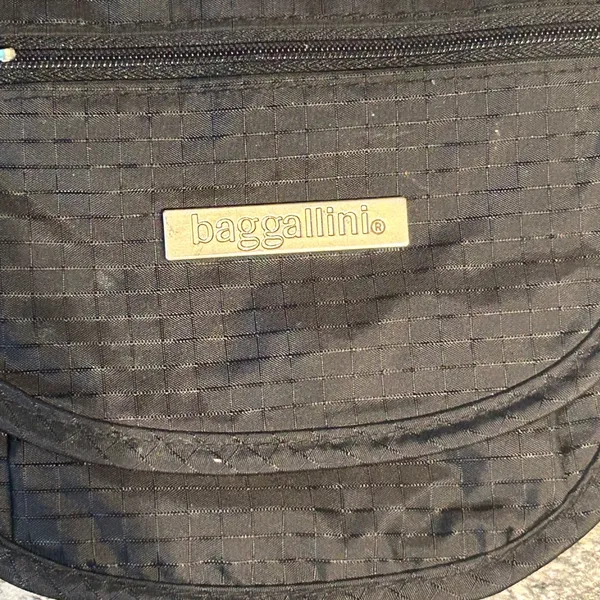Baggallini Black Crossbody Bag with Gold Accents - Image 3