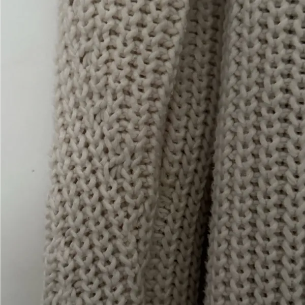 Andrea Jovine Cream Knit Cardigan - Image 7
