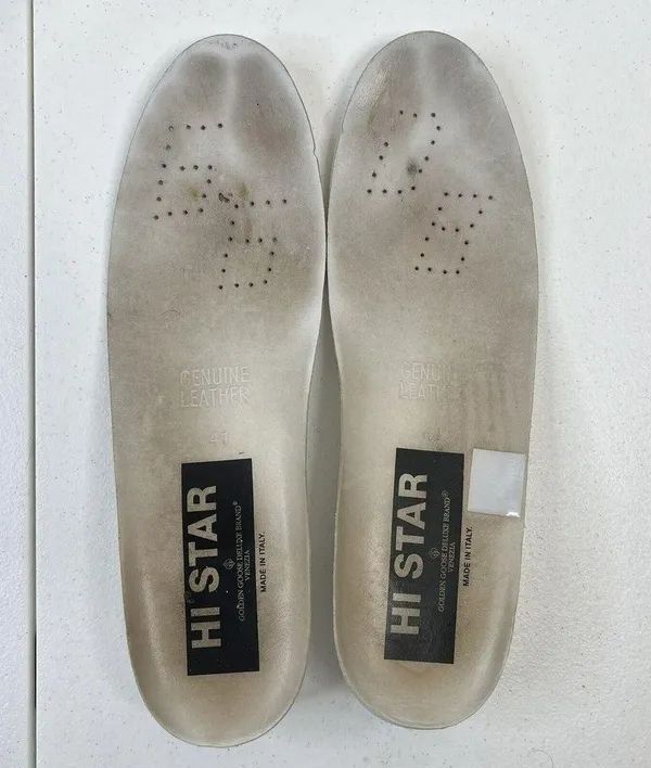 Golden Goose Size 41 Superstar Hi-Star Sneakers White Leather Zebra LTD 189/255 - Image 14