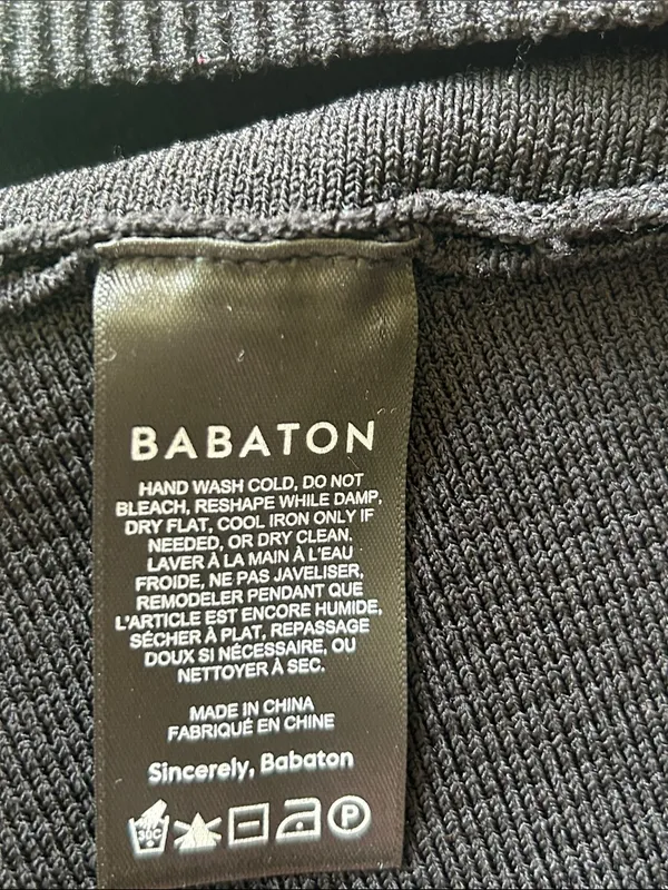 Babaton RacerbackCropped Ribbed Halter Black Top Size XS - Image 9