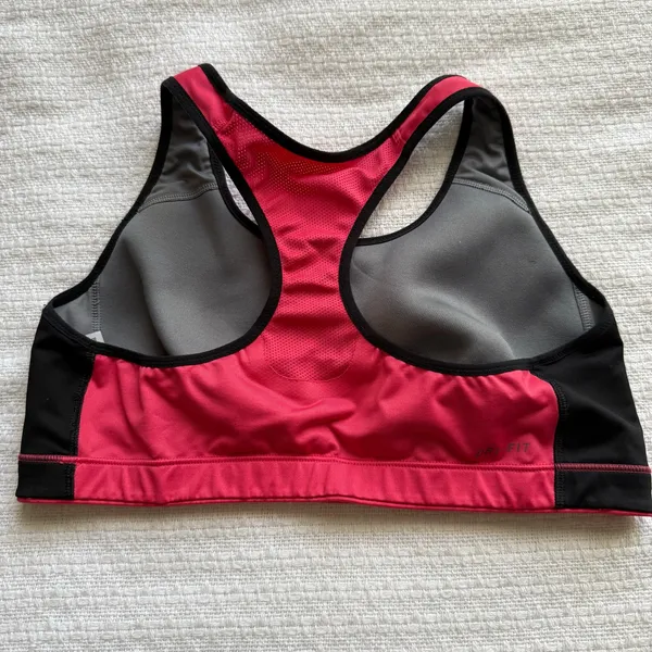 Large Nike Dri-Fit Pink Sports Bra - Image 2
