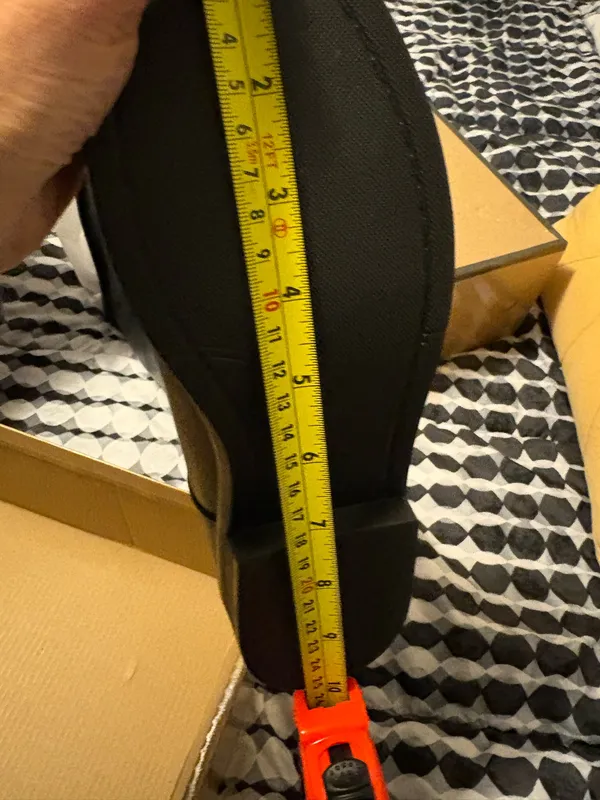 Faux leather riding boots Black Size EU 38 - Image 5
