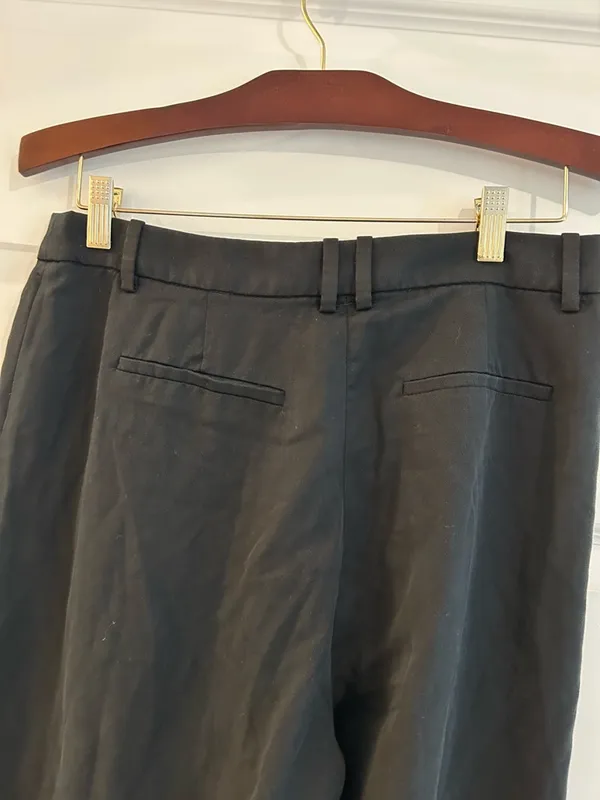 J Crew Straight Leg Pants Black Size 8 - Image 9