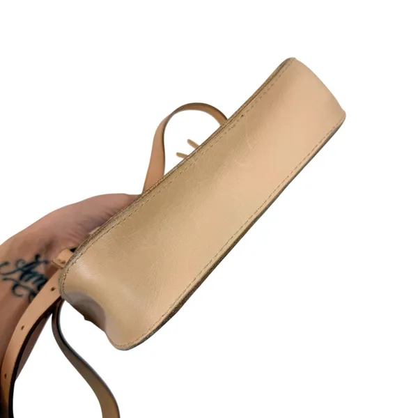 Madewell The Simple Pouch‎ Belt Bag in Linen Cream Leather - Image 14