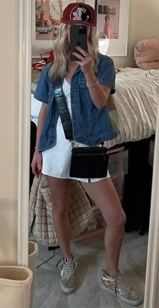 FREE PEOPLE FP Movement Drop Shot Minidress in White Size X-Large - Image 7