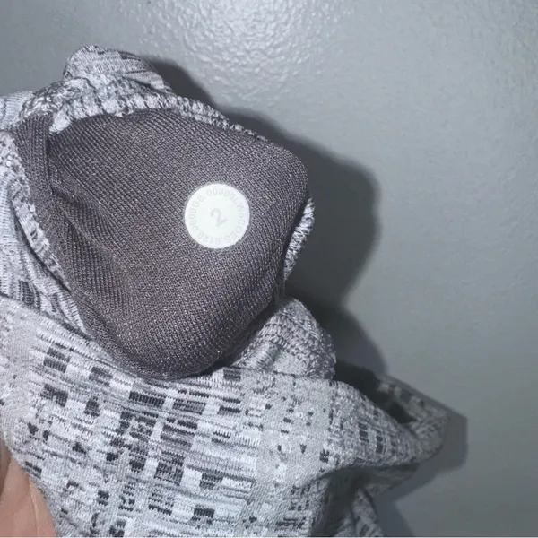 lululemon wunder under 2‎ High Rise Black And Gray Leggings CP - Image 5