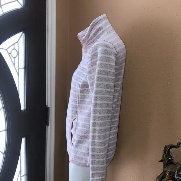 Thread & Supply pink striped sweatshirt White - Image 4