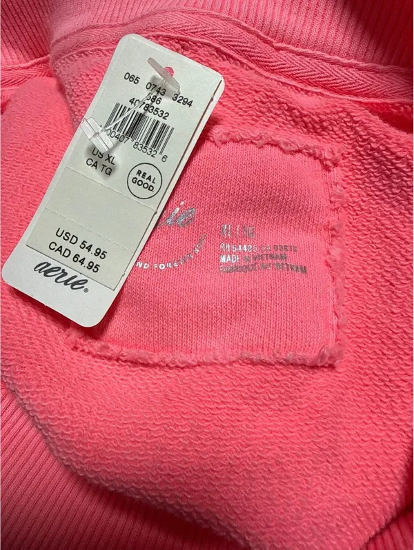 aerie V-neck sweatshirt Size XL - Image 3