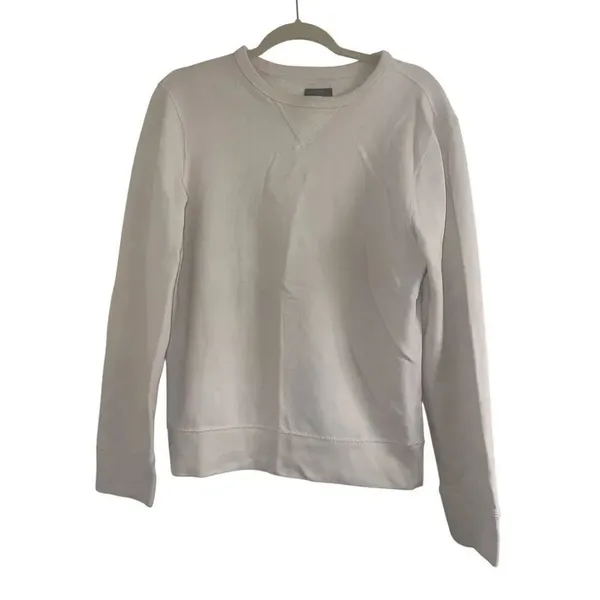 ✨J.Crew Heritage Fleece Crewneck Sz Small Ivory Sweatshirt✨ - Image 2