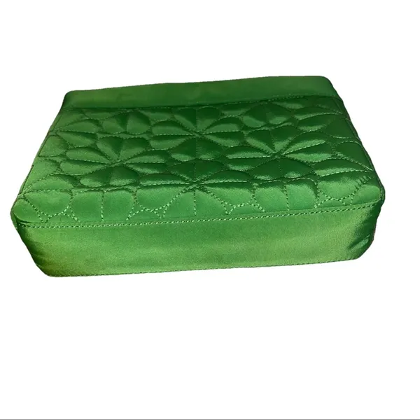 Kate Spade Spade Flower Quilted Cosmetic Pouch – Green – NWT‎ KK254 - Image 9