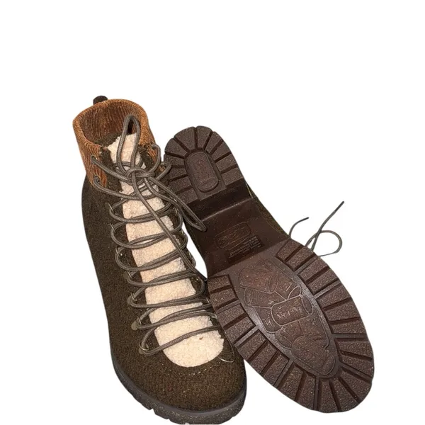 Kork-Ease NEW Elin High Pile Fleece Lug Sole Bootie - Image 12