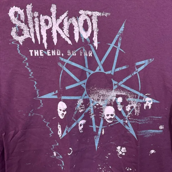 Slipknot The End So Far Album Art Heavy Metal Band Tee 2X - Image 2