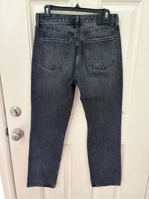 Aritzia Denim Forum '90s Joni Lo-Rise Loose in Black Licorice Size 27 - Image 6