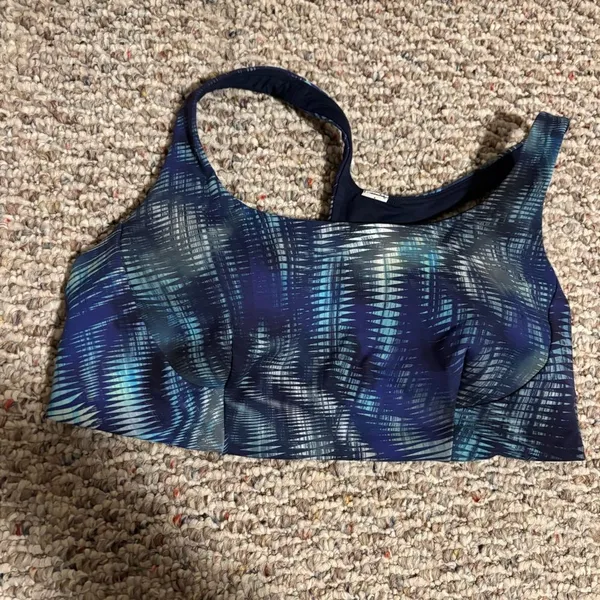 Lululemon Wunder Train Bra *Medium Support, C/D Shapeshifter Flux Blue- Size 12 - Image 5