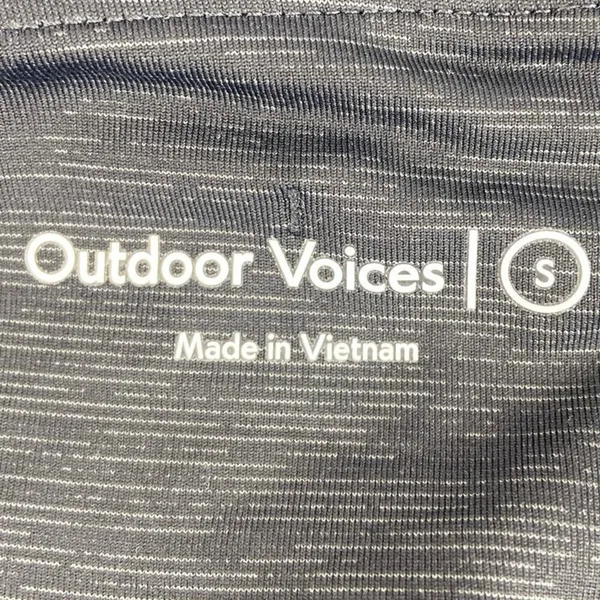 Outdoor Voices Black Pull On Elastic Waist Stretch High Rise Athletic Short Sz S - Image 3