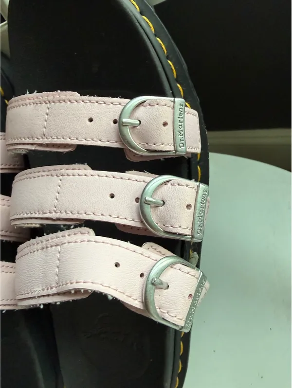 Dr. Martens Pink Triple Strap Sandals - Size 9 - Image 3