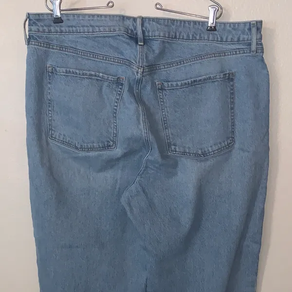 Old Navy Extra High Rise Sky Hi Wide Leg Jeans Secret Smooth Pockets - Image 5