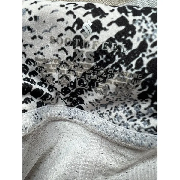 Soothfeel Tennis Skort Womens XS Black White Snakeskin Print Athletic Golf Mini‎ - Image 5
