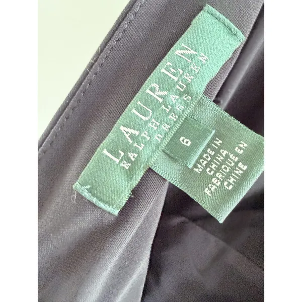 Lauren Ralph Lauren Gray Wrap Mini Dress - Image 5