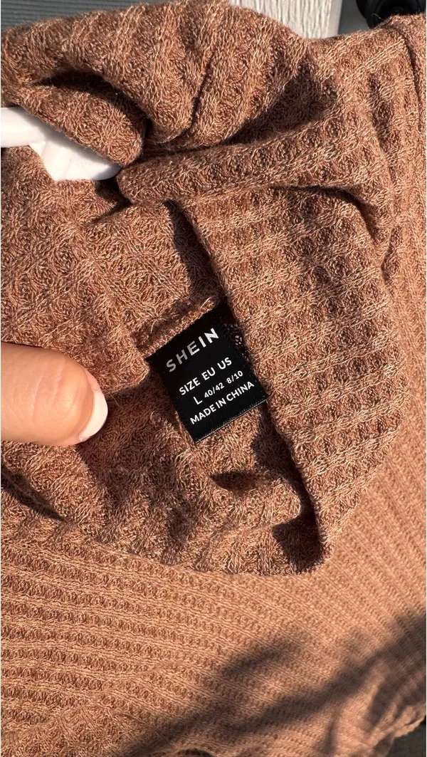 Brown Turtleneck Sweater - Image 3