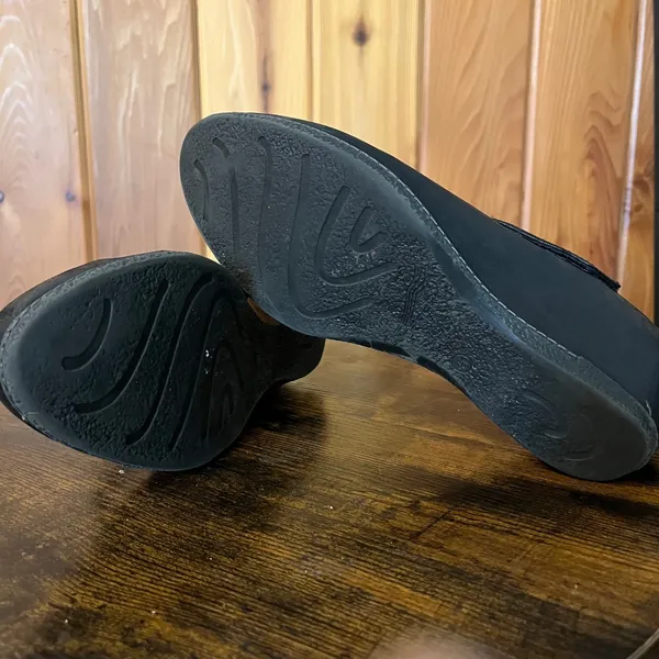 Dansko Shoes Lanie Mary Jane Wedge Black Nubuck Leather Womens‎ 41 US 10.5-11 - Image 7