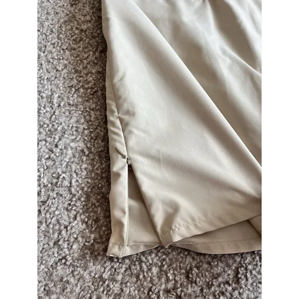 Patagonia Duway Skirt Skort Golf Pocket Zip Sides Beige Size 6 Pickleball Gym - Image 2