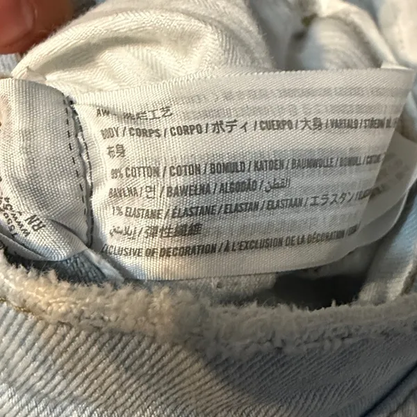 Abercrombie & Fitch Light Wash Ultra Hi Rise 90s Straight Carpenter Jean Size 6 - Image 7
