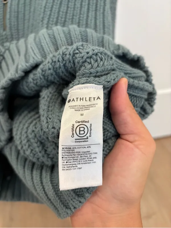Athleta Alder Sweater Size Medium - Image 5