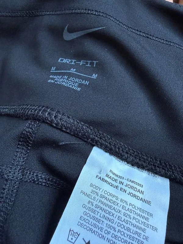 Nike Dri Fit Black Compression Leggings M - Image 2