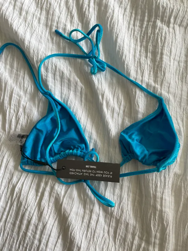 Triangl velvet bikini top NWT - Image 2