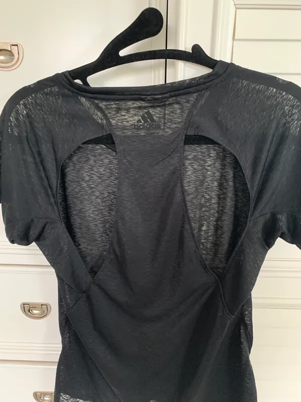 Adidas 🔴 Sheer Open Back Top - Image 3