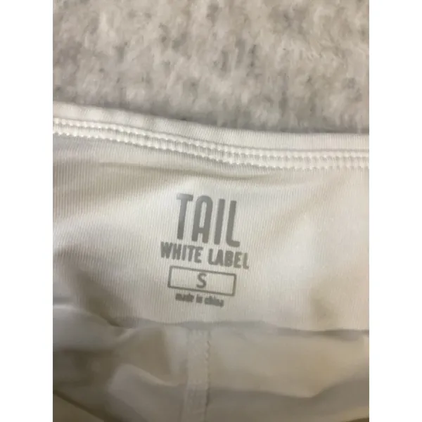 Tail‎ White Label Womens Chalk White 15in Box Pleat Athletic Golf Skort GG4877 S - Image 3