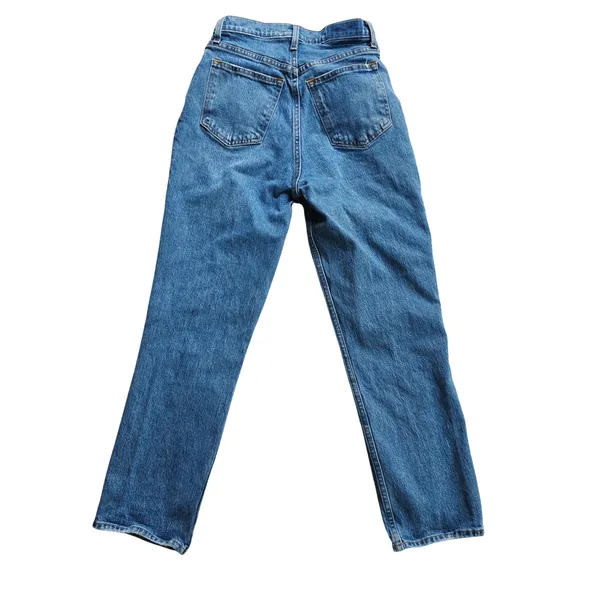 Abercrombie & Fitch Curve Love 90s Straight Ultra High‎ Rise Jeans Blue 26/2S - Image 4