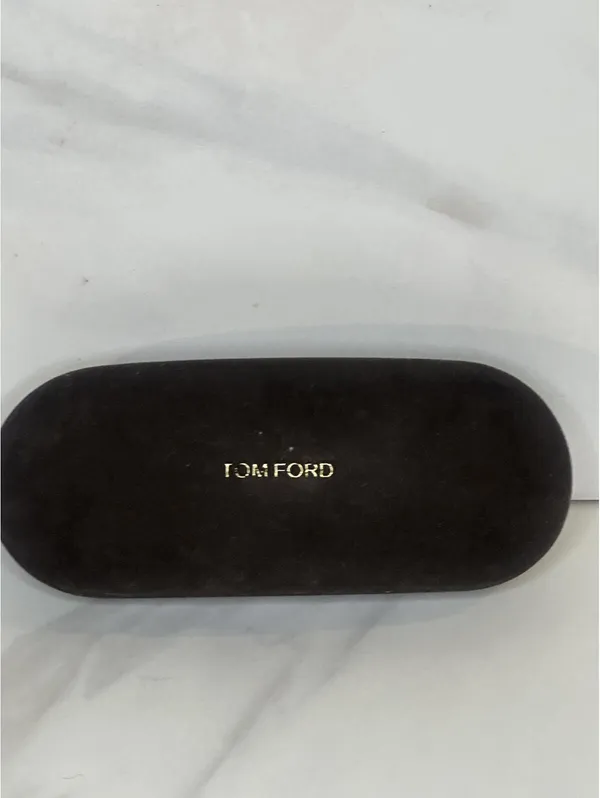 Tom Ford Women's brown lilac rectangular eyeglasses 54-16-135 w/ hard case - Image 9