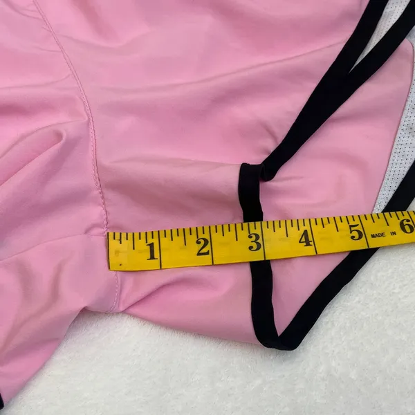 Nike Women's Pink and White Athletic Running Shorts Size Small - Image 5