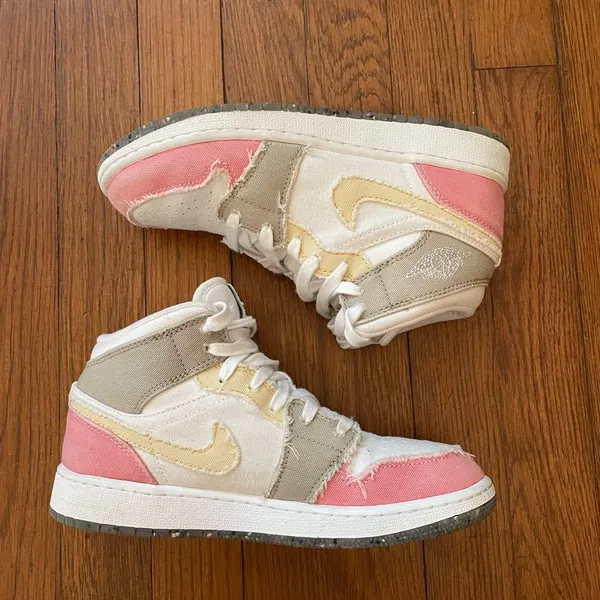 Nike Air Jordan 1 Mid Pastel Grind - Size Women’s 6 / Youth 4.5 - Image 10
