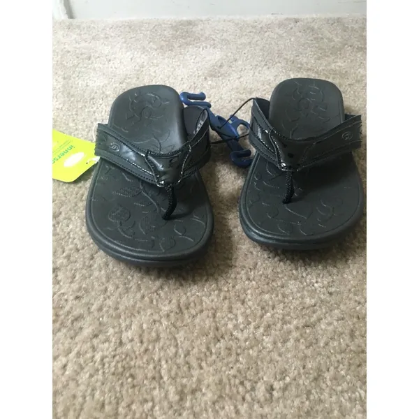 Dr. Scholl's Women's Flip Flops Sandals Slip-On Shoes Size 7 Black - Image 2
