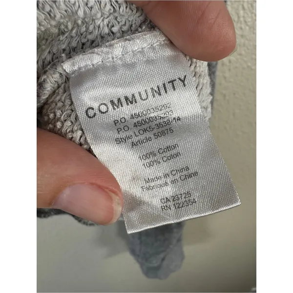 Community Aritzia Grey Cowl Neck Sweatshirt Womens S Casual Cozy Core Athleisure - Image 7