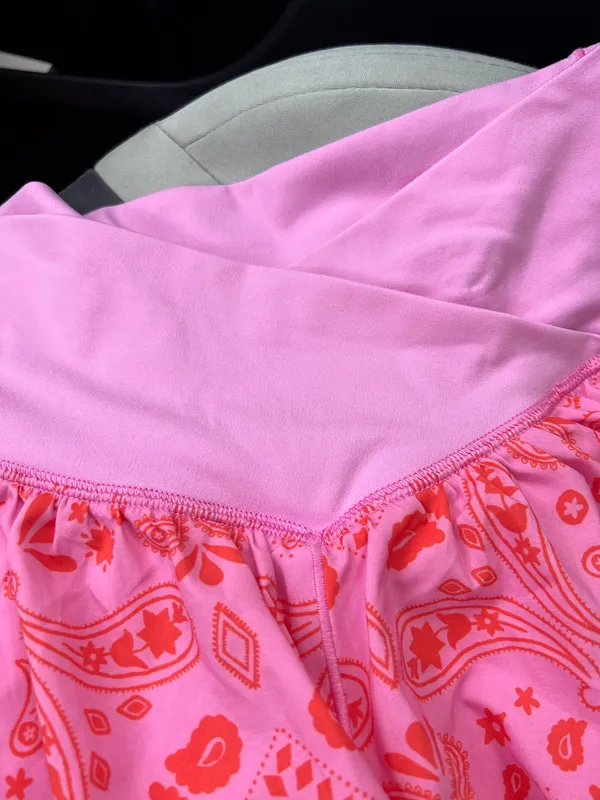 Aerie pink paisley shorts - Image 7