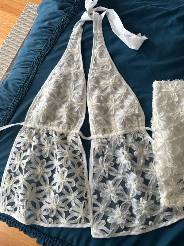 Shein Cream Set Two-Piece - Image 2