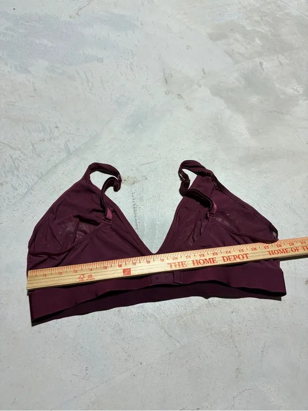 Parade Wireless Plunge Bralette burgundy 3XL - Image 5