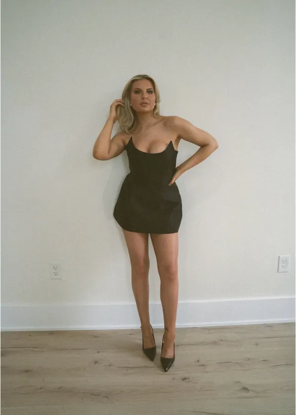 Heiress Beverly Hills Black Corset Dress - Image 5