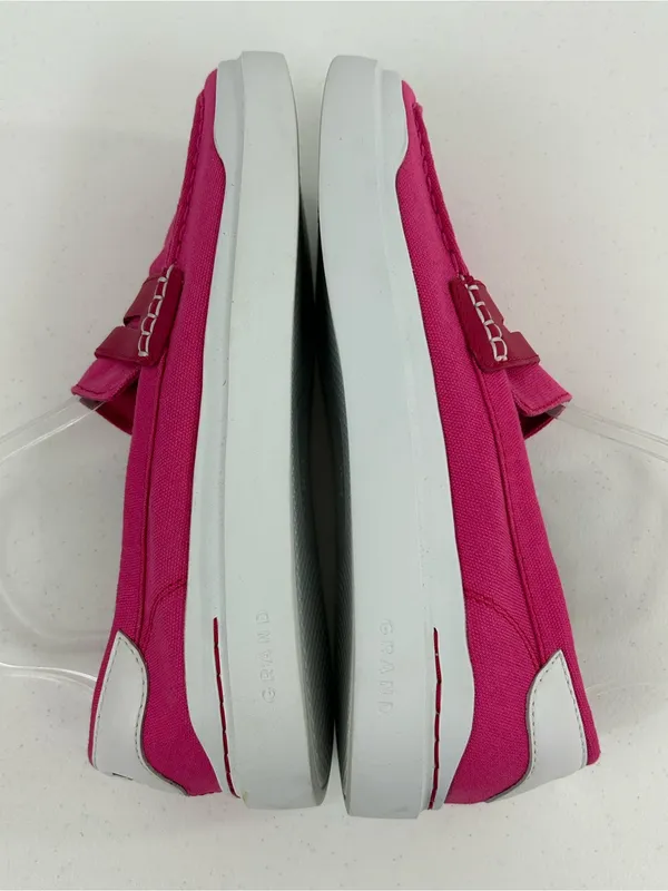 Cole Haan Grand 360 Pink Canvas Loafers Size 9B - Image 4