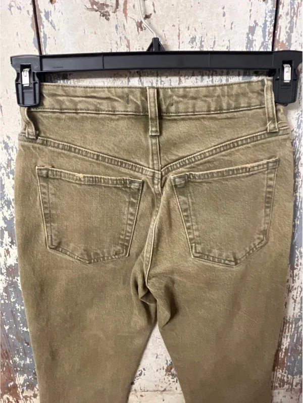 We the Free Green Denim pants jeans size 24 - Image 5