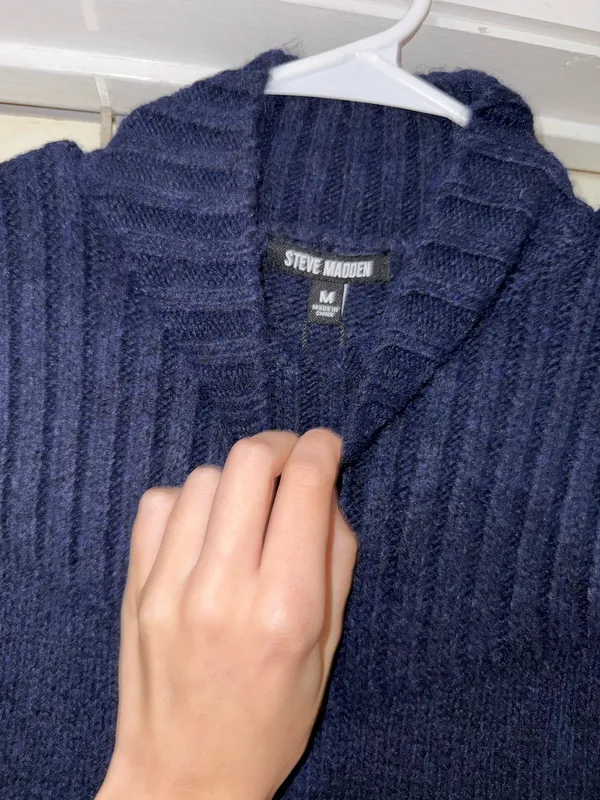 Steve Madden Navy Sweater Vest - Image 2