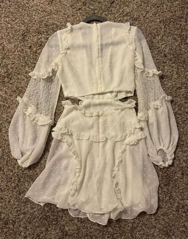 Bardot White Mini Dress - Image 5