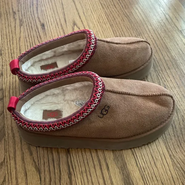 UGG Tazz Platform Slippers Chestnut - Image 3